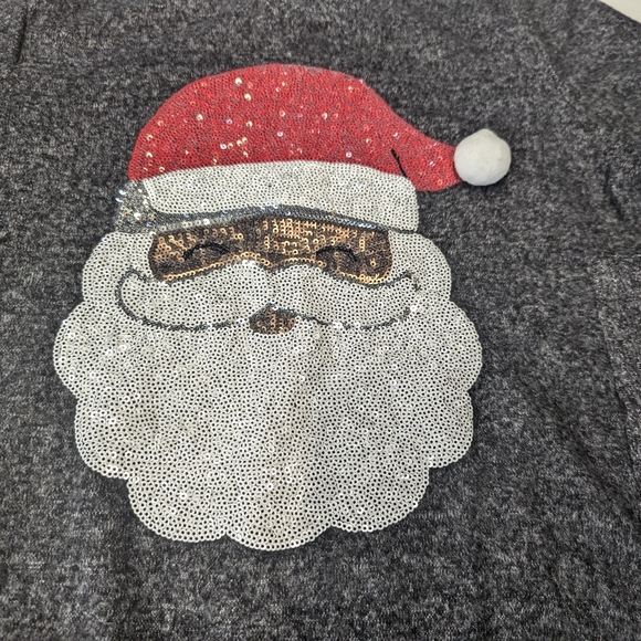 NWT ColorTree Size 14 Santa Sweater Gray - Picture 9 of 11
